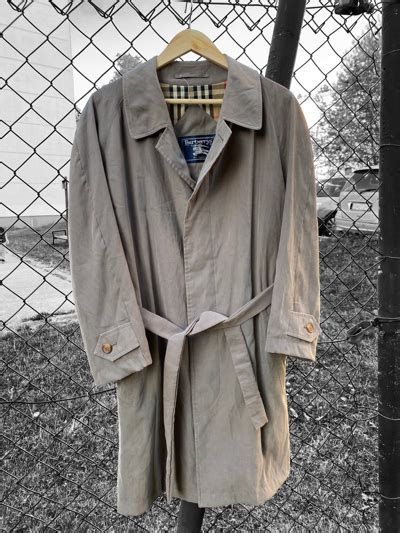 how to tell if vintage burberry coat is real|pre owned burberry trench coat.